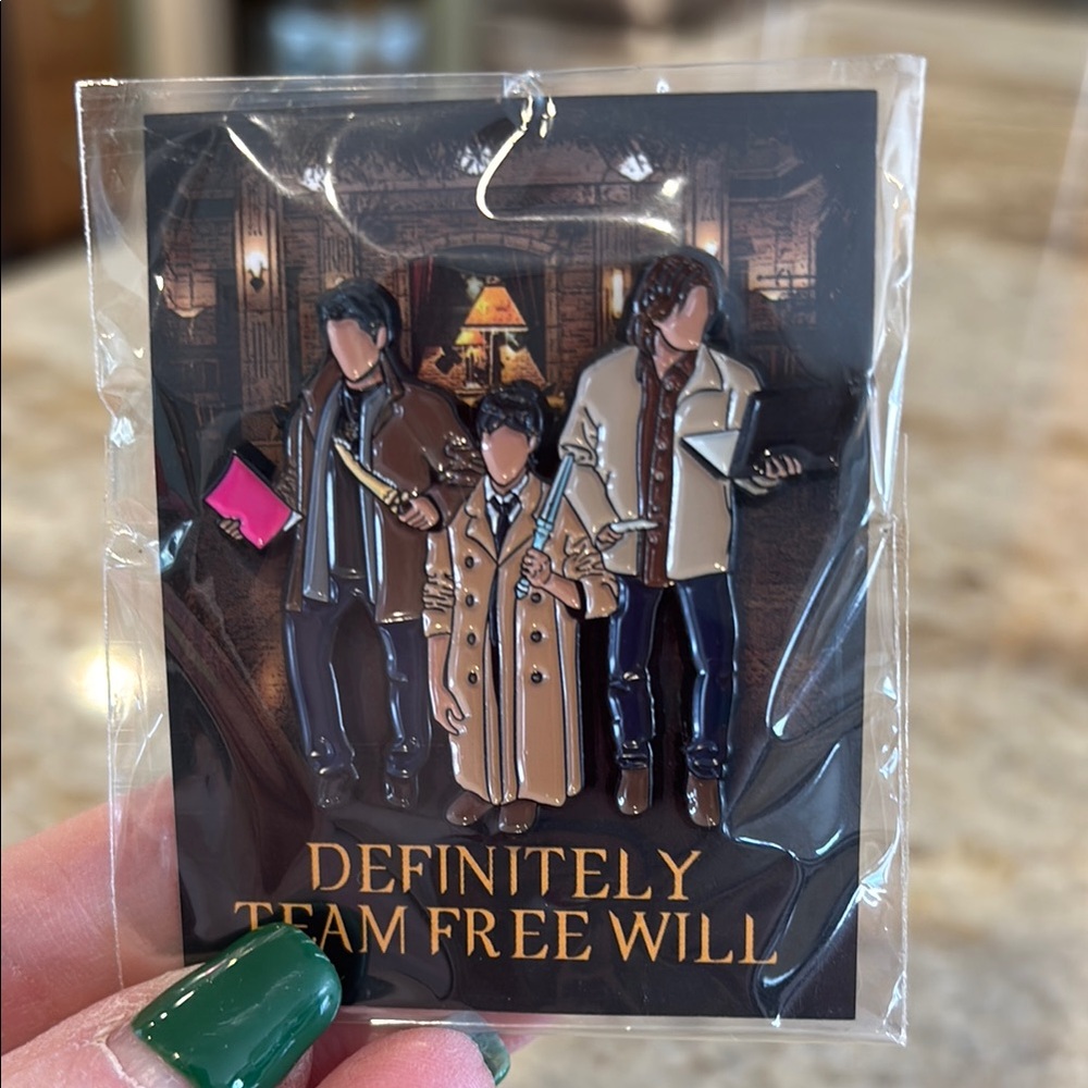 Supernatural Free Will Pin